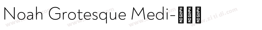 Noah Grotesque Medi字体转换